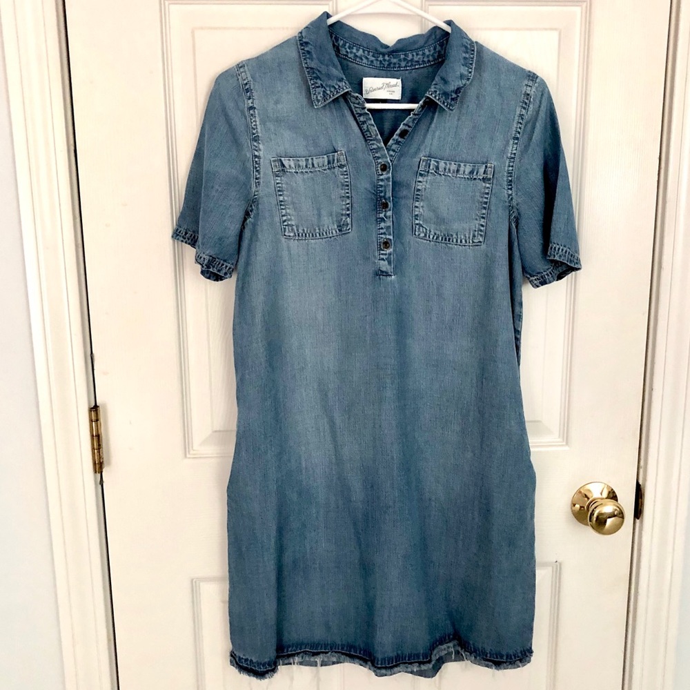 Jean Dress Short Sleeve
